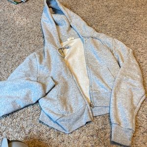 John Galt gray cropped jacket